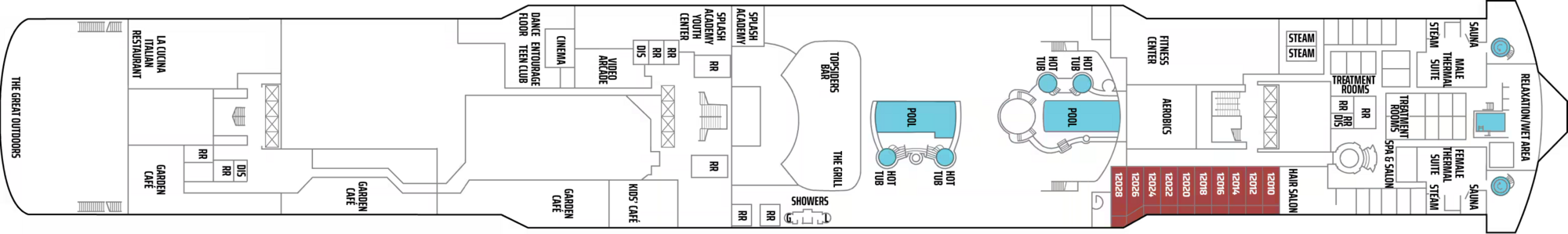 Deck 12 plan